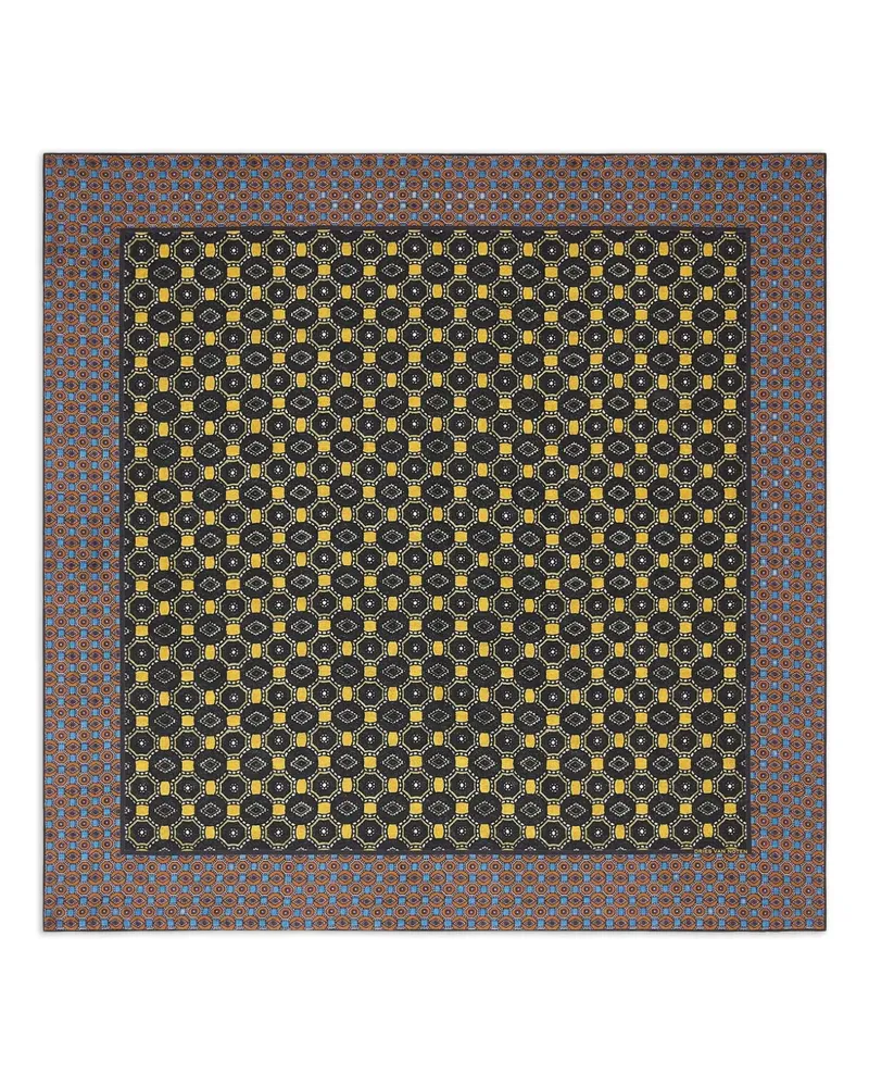 Dries van Noten Schal mit geometrischem Muster - Grün Grün