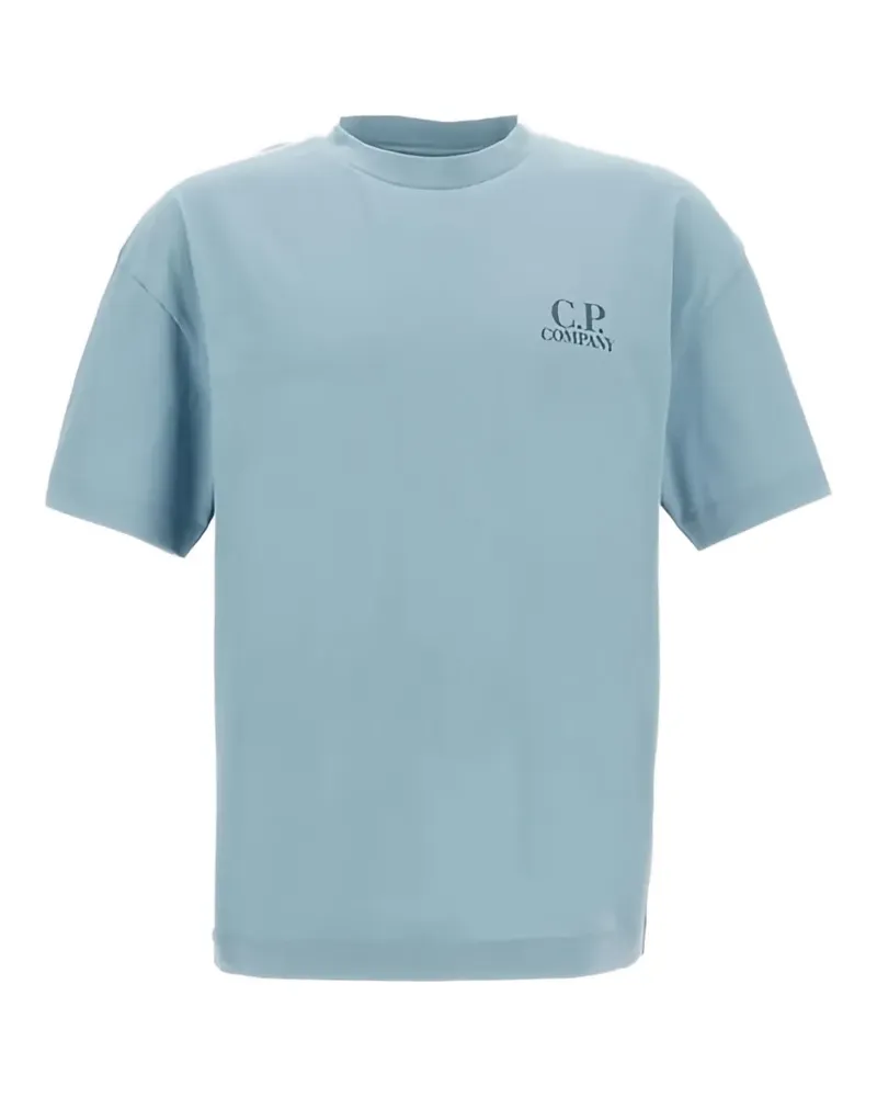 C.P. Company T-Shirt mit Logo - Blau Blau