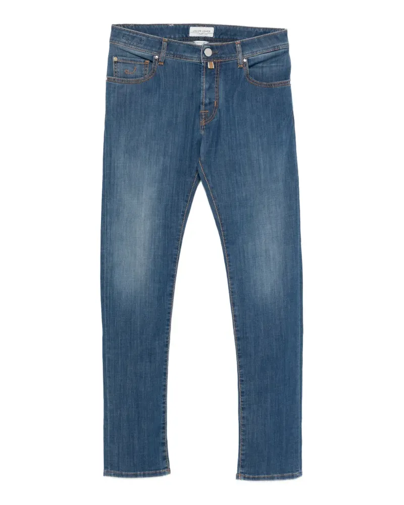 Jacob Cohën Geknöpfte Hose - Blau Blau