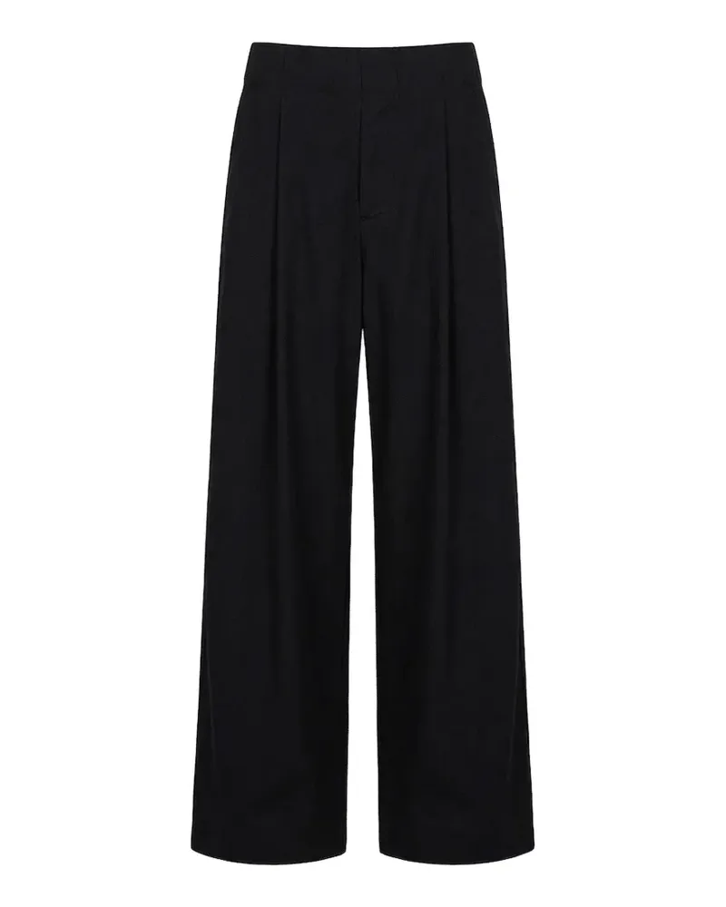 Société Anonyme Gatsby pleated wide-leg trousers - Schwarz Schwarz
