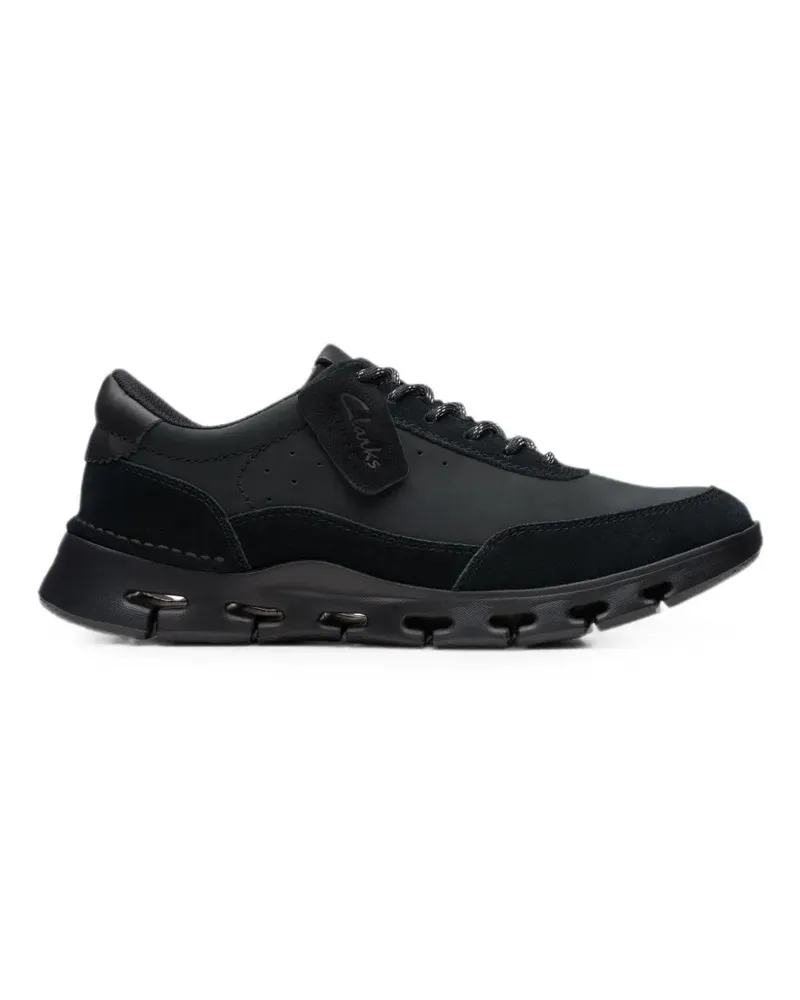 Clarks Nature X One Sneakers - Schwarz Schwarz