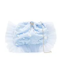 Rosantica Clutch mit Kordelzug Blau