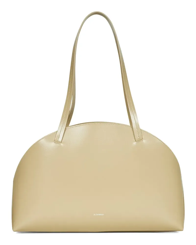 Jil Sander Mittelgroße Curve Schultertasche - Nude Nude