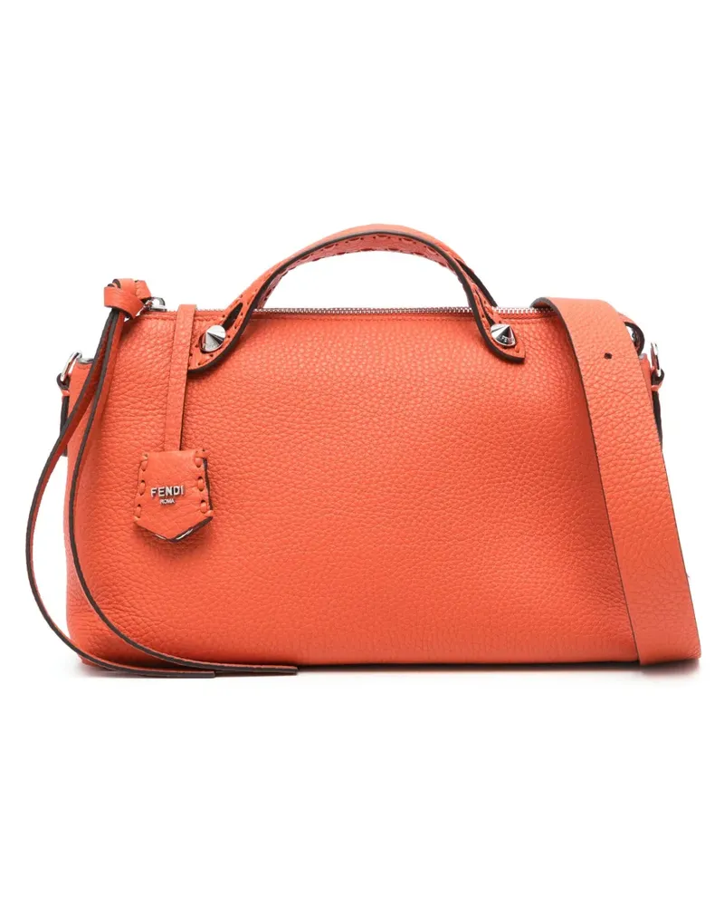 Fendi Mittelgroße By the Way Selleria Schultertasche - Orange Orange