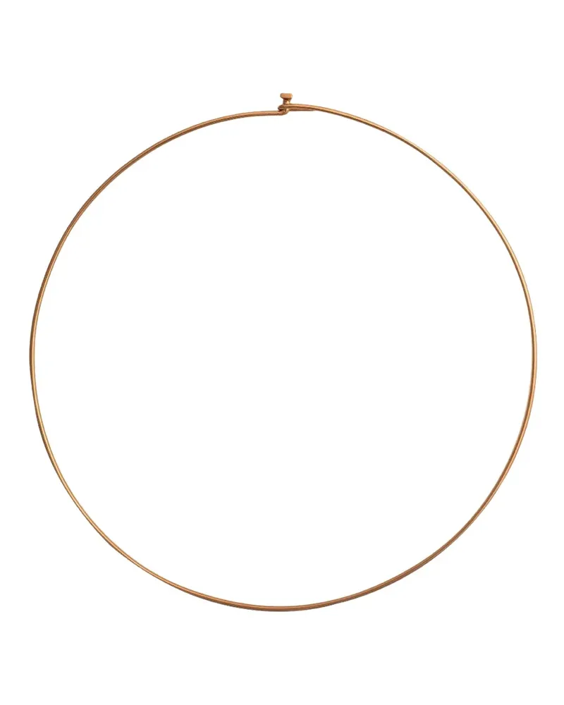 DEZSO Wave Halskette aus Draht - Gold Gold