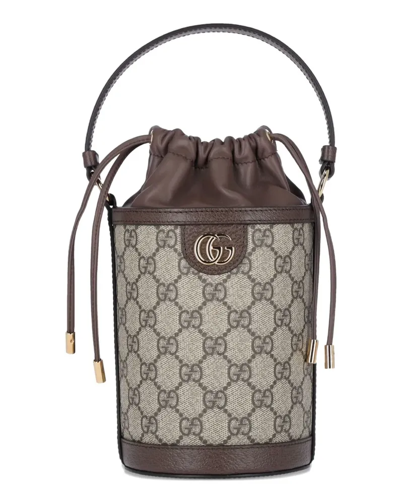Gucci Mini Ophidia Beuteltasche - Braun Braun