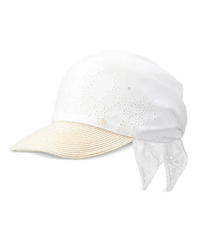 Maison Michel Pema Hut aus Spitze - Weiß Weiß