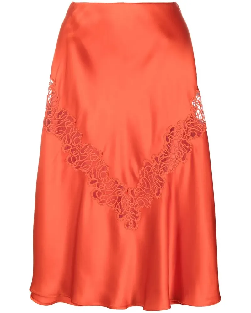 Stella McCartney Rock aus Satin - Orange Orange