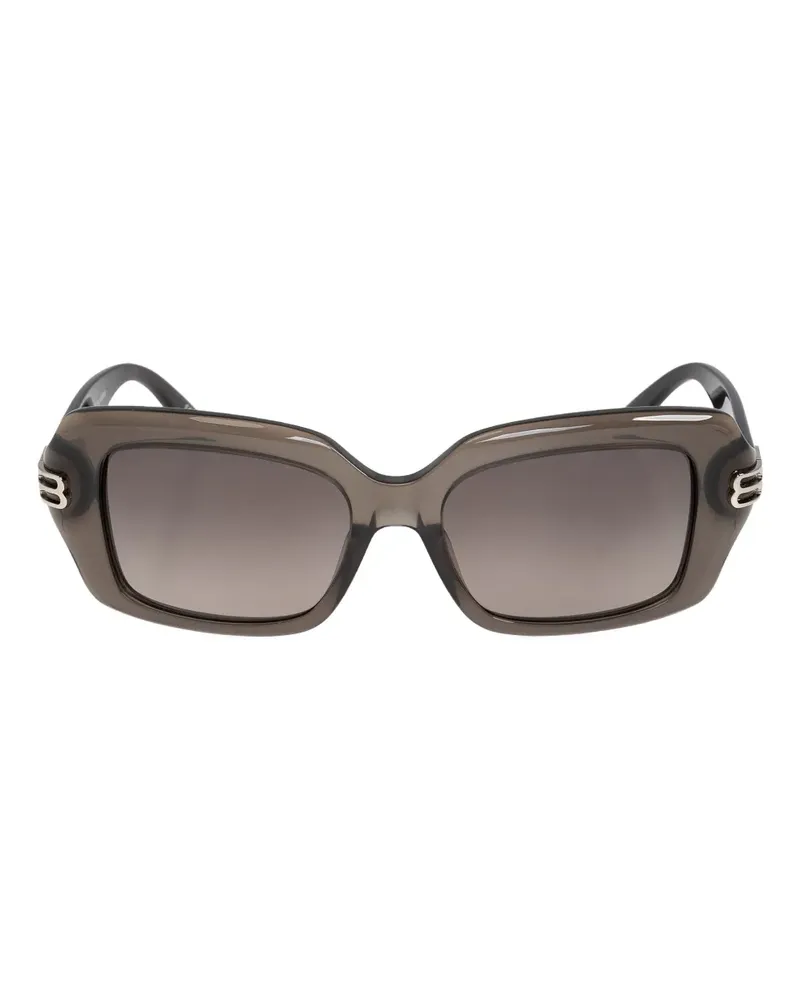 Balenciaga rectangle-frame sunglasses - Grau Grau