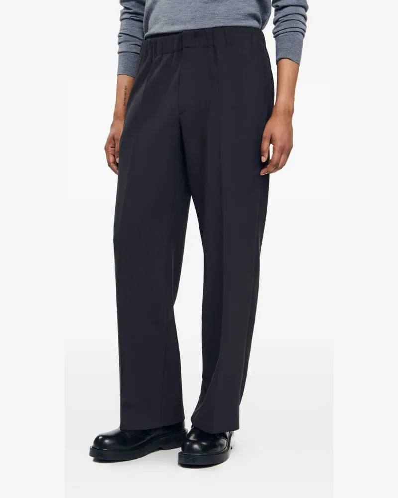 Sandro Weite Hose mit Stretchbund - Grau Grau