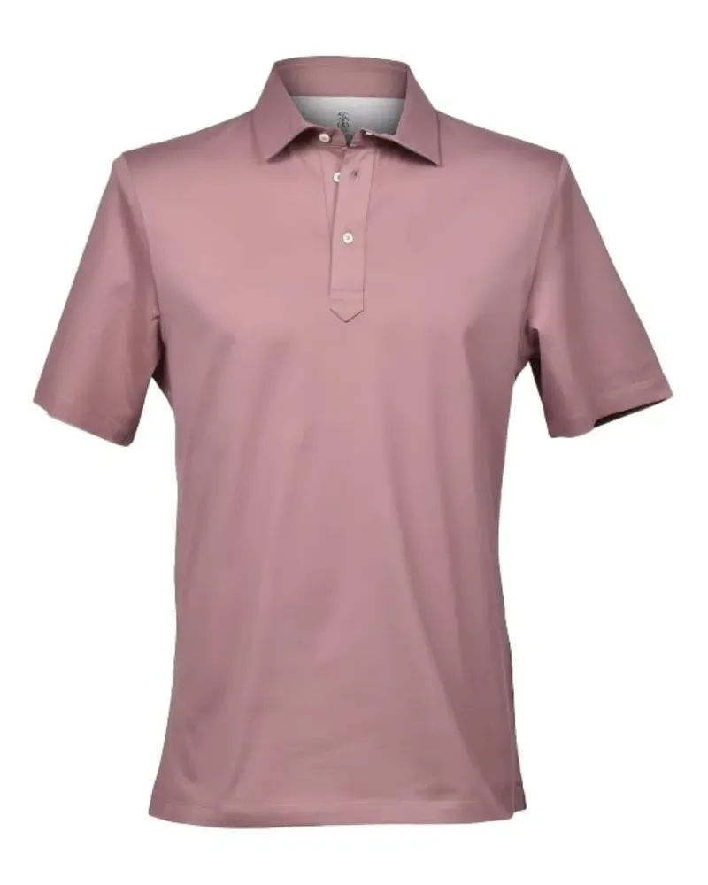 Brunello Cucinelli Kurzärmeliges Poloshirt - Rosa Rosa
