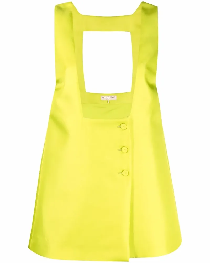 Emilio Pucci Kleid mit Knöpfen - Grün Grün
