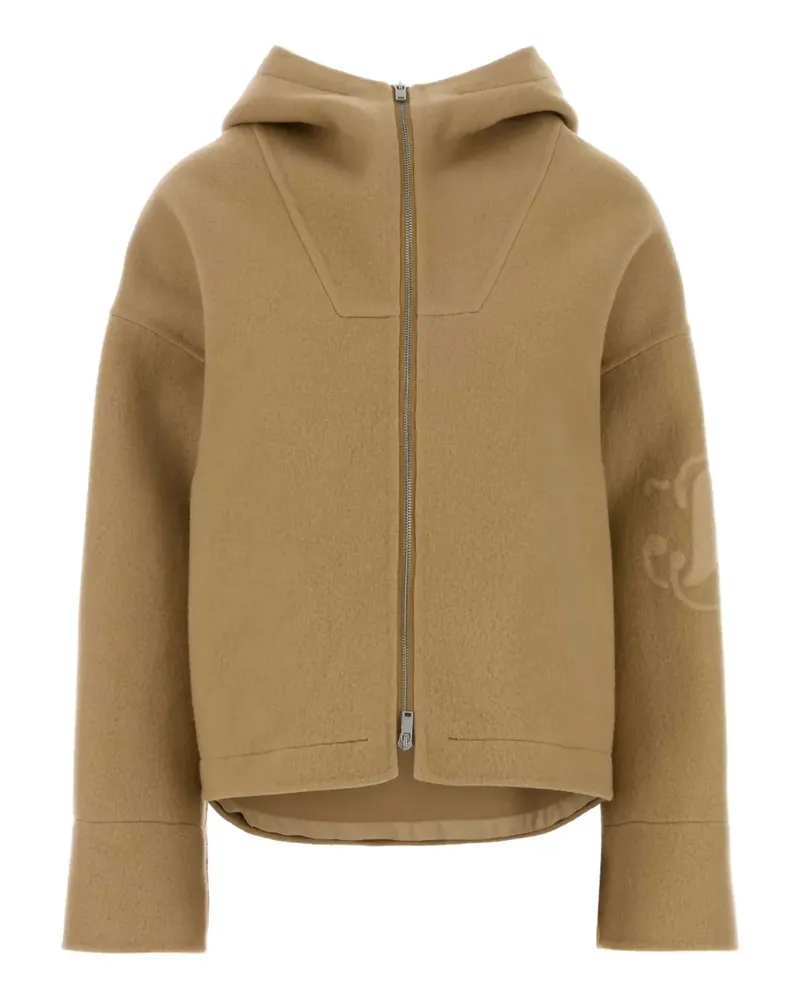 Jil Sander Jacke mit Kapuze - Nude Nude