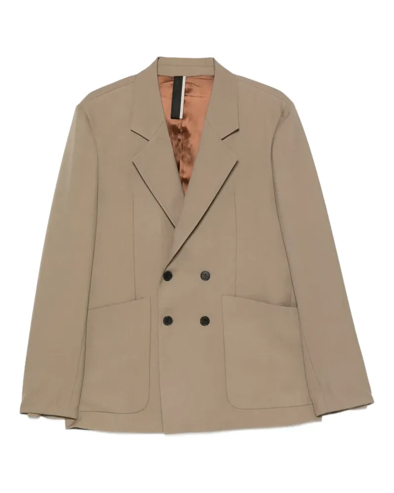 Low Brand double-breasted notched-lapel blazer - Nude Nude