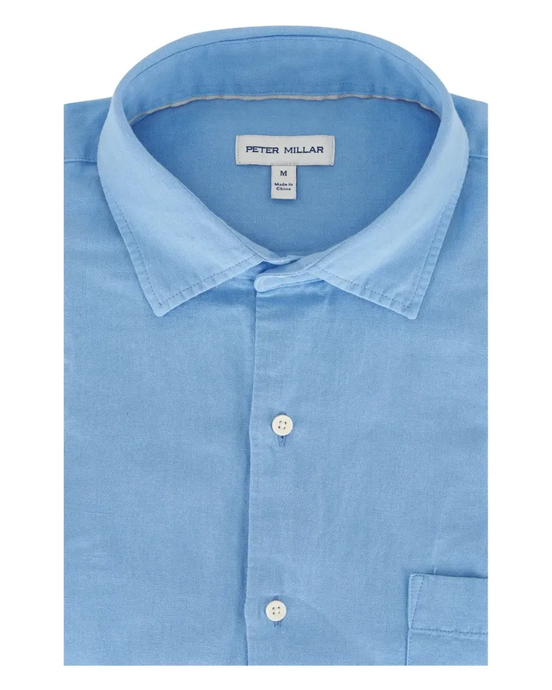 Peter Millar Klassisches Hemd - Blau Blau