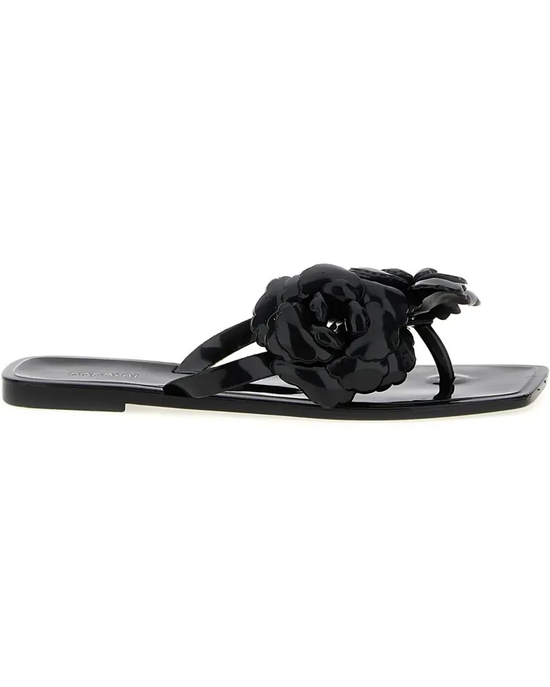 COPERNI Flower Flip-Flops - Schwarz Schwarz