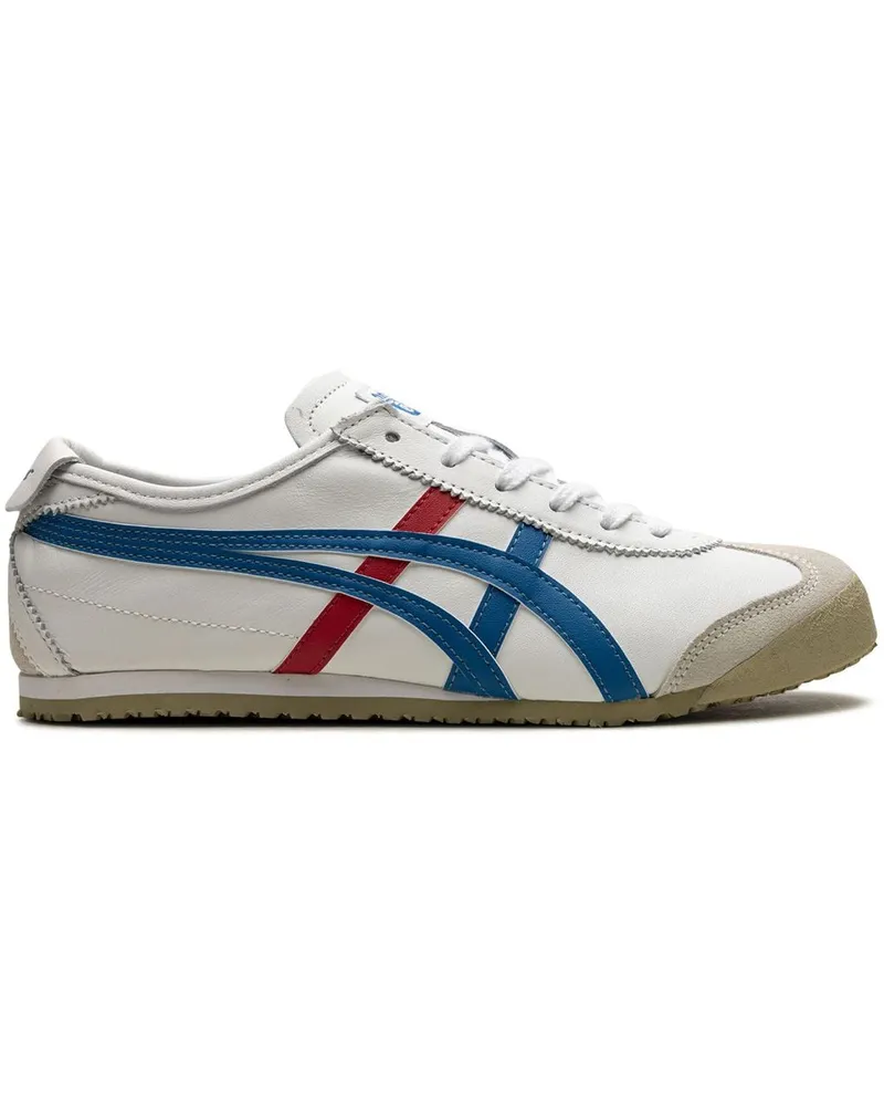 Onitsuka Tiger Mexico 66 White Blue Sneakers - Weiß Weiß