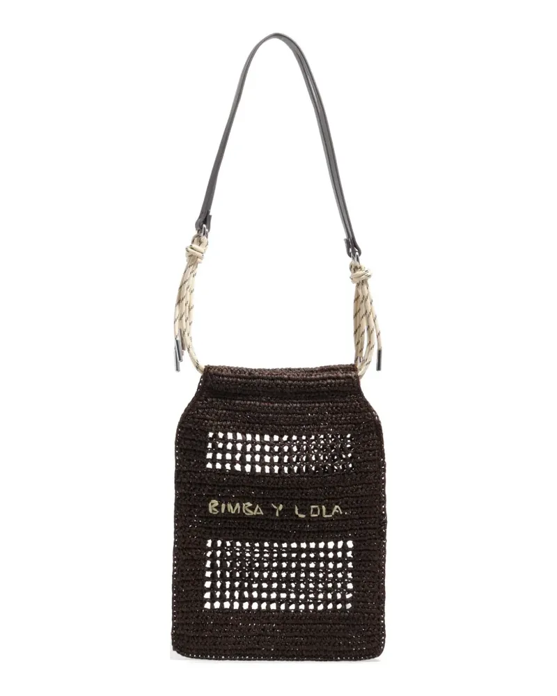 BIMBA Y LOLA Kleine Hop Schultertasche - Braun Braun