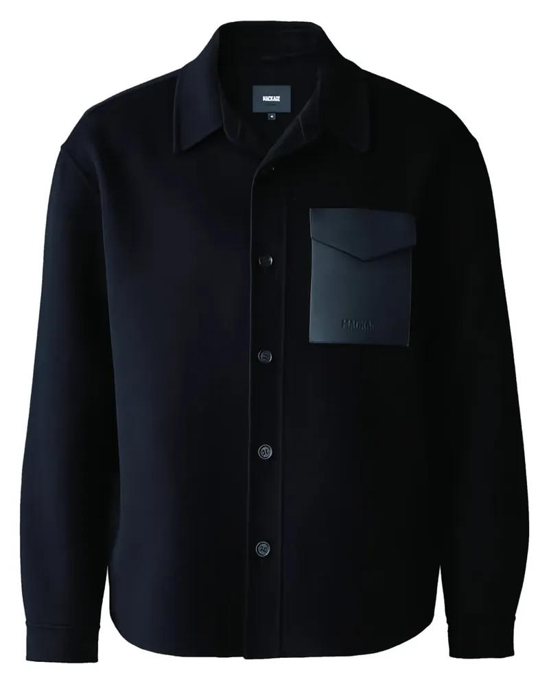 Mackage Hemd mit aufgesetzten Taschen - Schwarz Schwarz