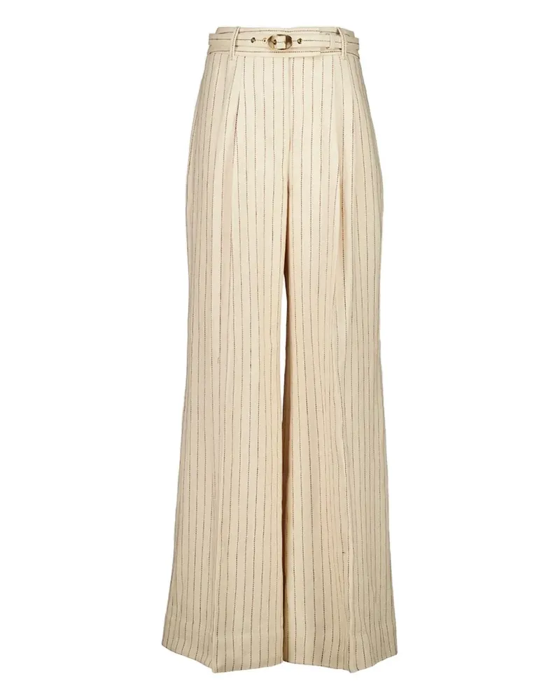 Zimmermann Hose mit Nadelstreifen - Nude Nude