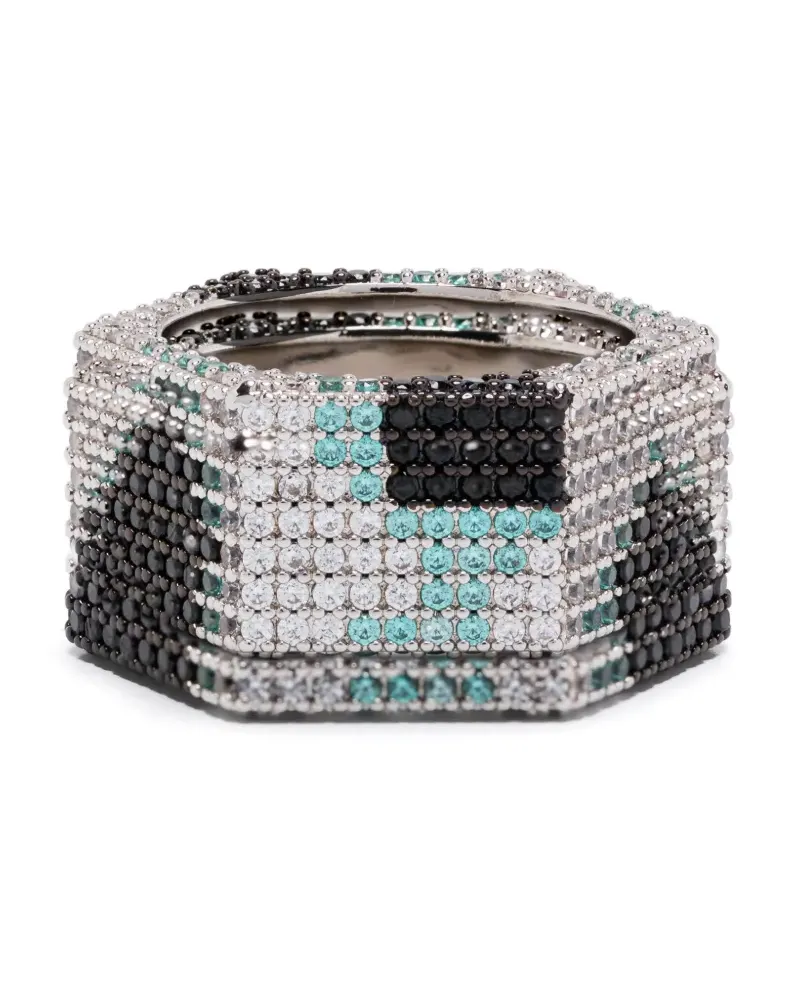 DARKAI Bolt Ring - Silber Silber