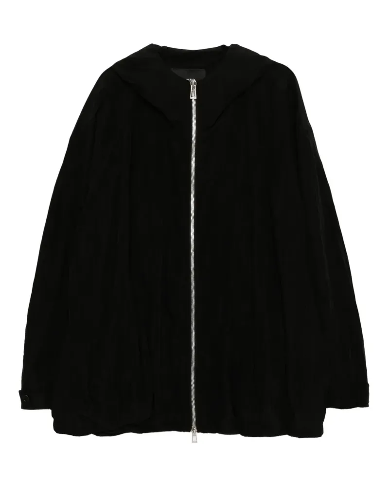 SONGZIO Edge Fold Volume Kapuzenjacke - Schwarz Schwarz