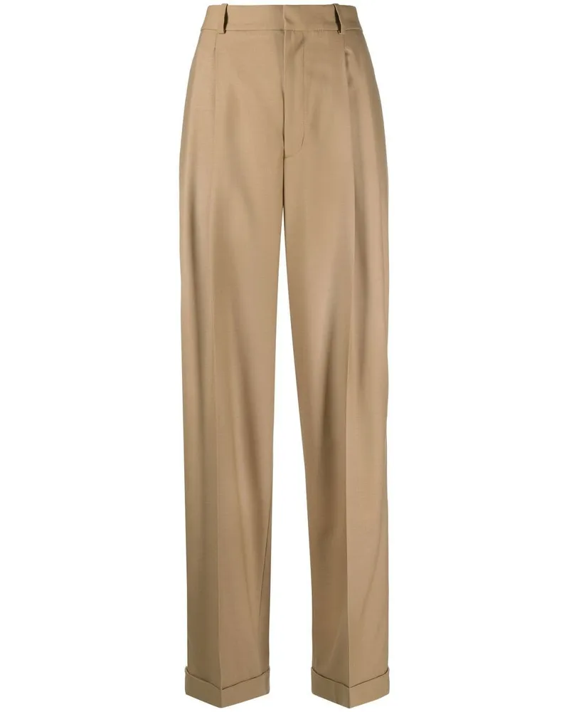 Ralph Lauren Gerade Hose - Braun Braun