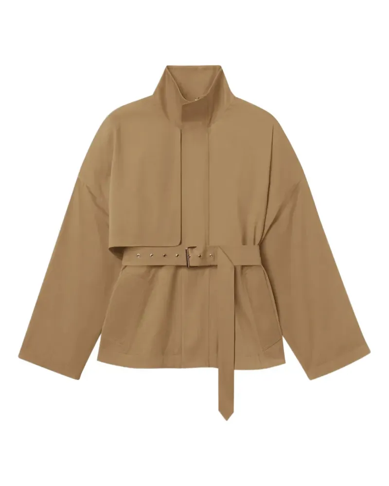 Frame Denim Jacke mit Gürtel - Nude Nude