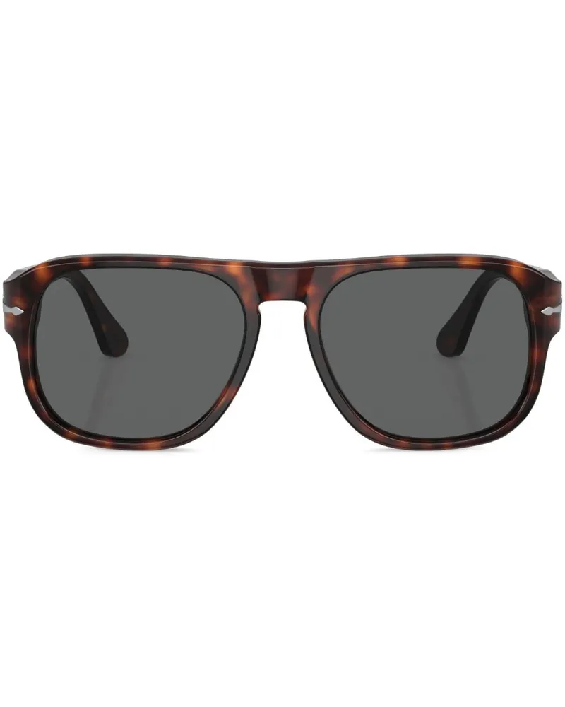 Persol Sonnenbrille mit rundem Gestell - Grün Grün