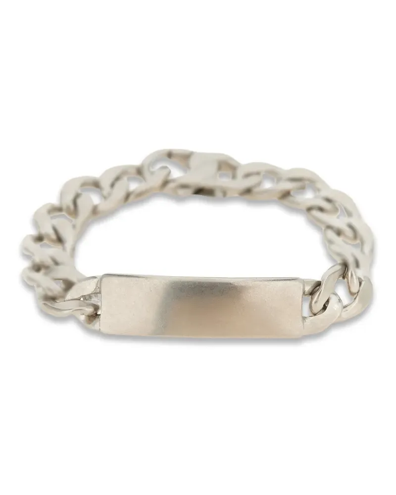 Maison Margiela Maillons Armband mit Schild - Silber Silber