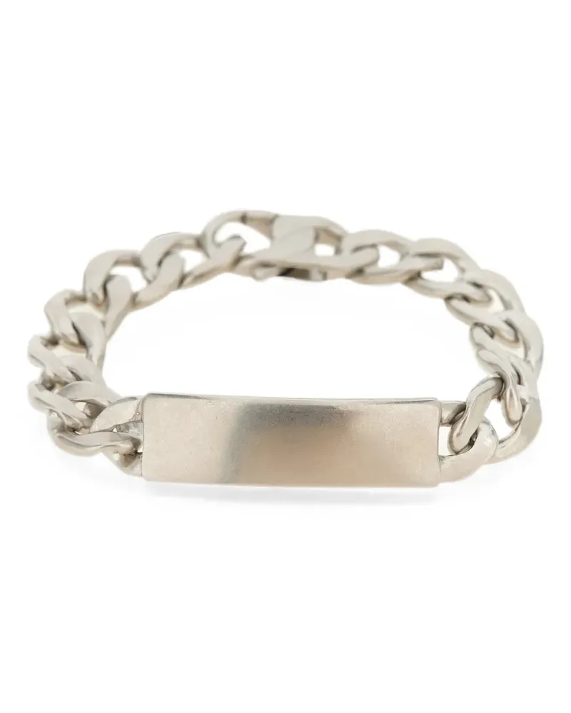 Maison Margiela Maillons plaque-detail bracelet - Silber Silber