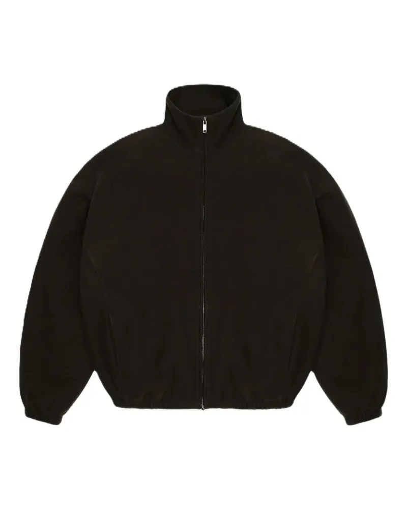 RAINS Fleecejacke mit Stehkragen - Braun Braun