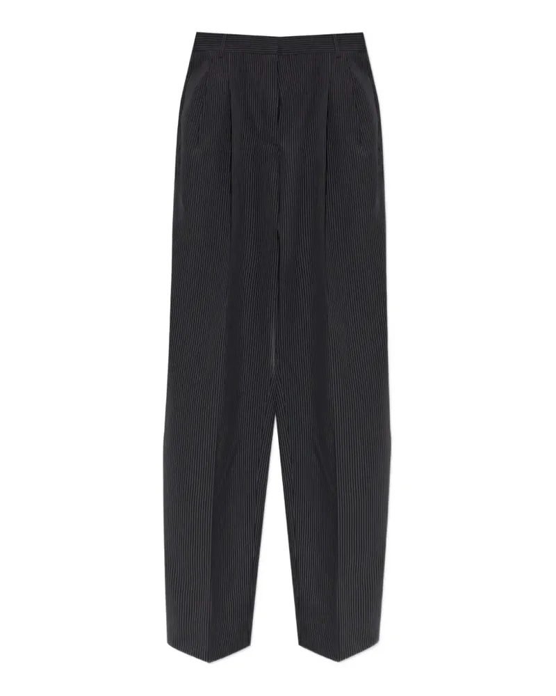 Tom Ford Bundfaltenhose mit Nadelstreifen - Schwarz Schwarz