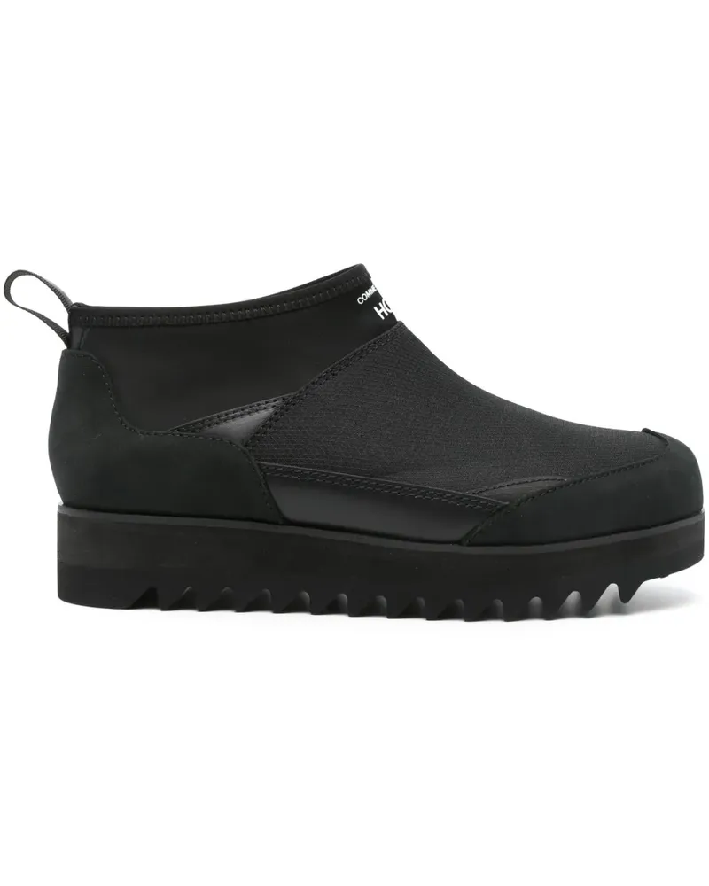 Comme des Garçons Stiefel mit Kontrasteinsätzen - Schwarz Schwarz