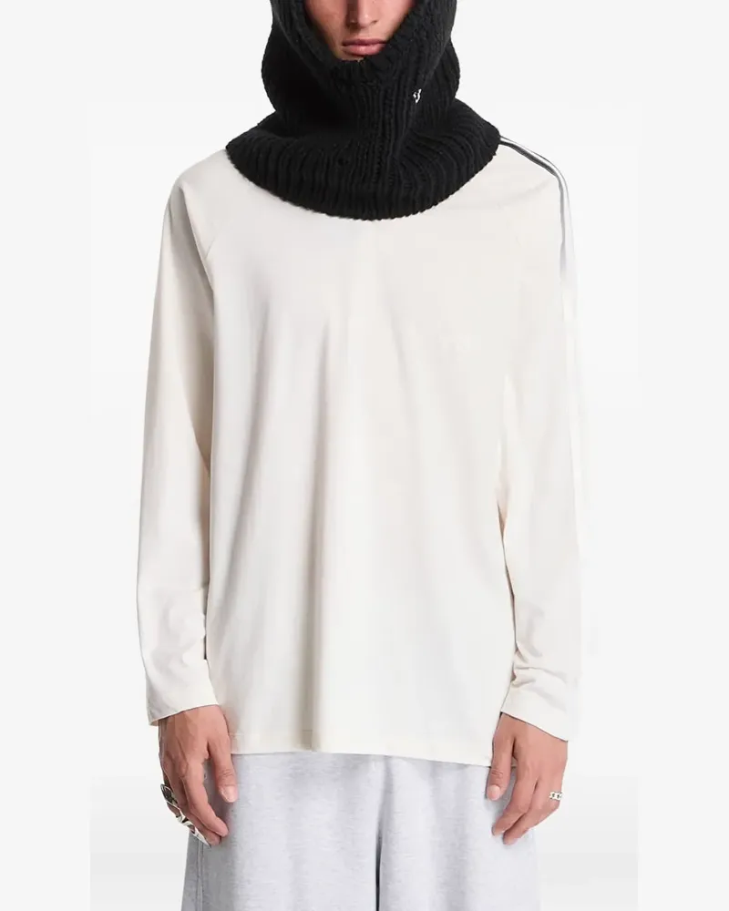 Y-3 crew-neck T-shirt - Nude Nude