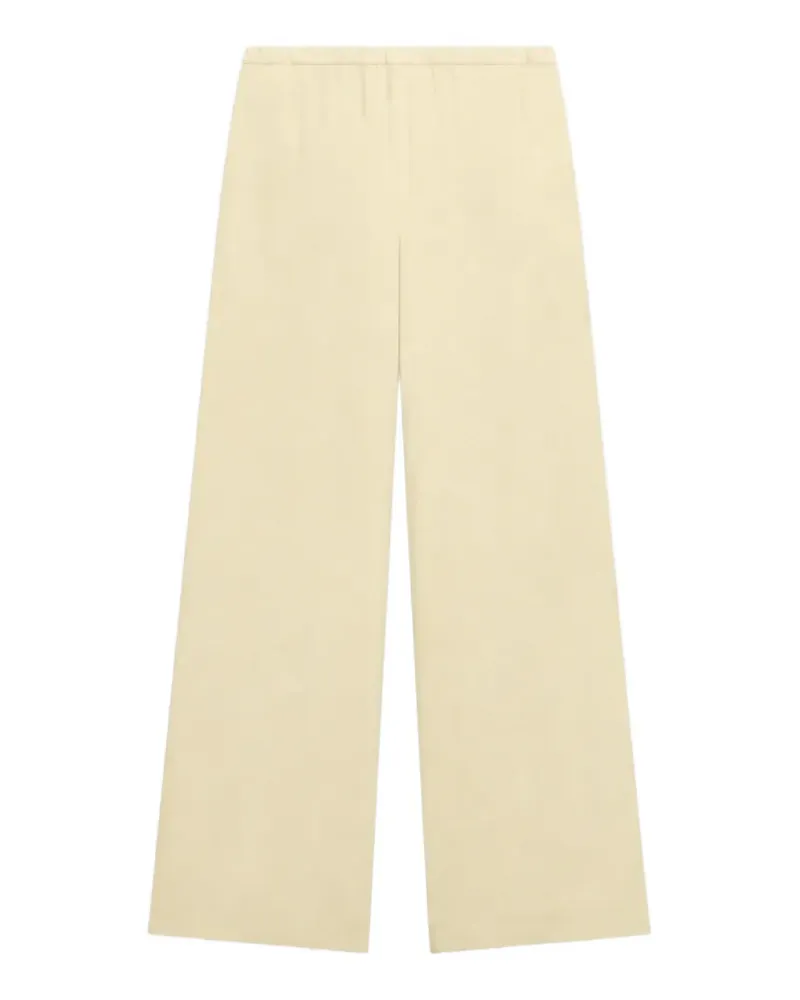 Liviana Conti Nolan elasticated-waistband wide-leg trousers - Gelb Gelb