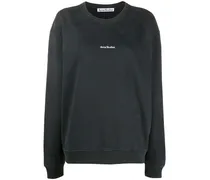 Sweatshirt mit Logo-Print - Schwarz