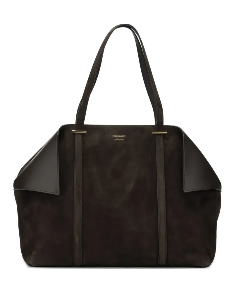 Ferragamo logo-detail shoulder bag - Braun Braun