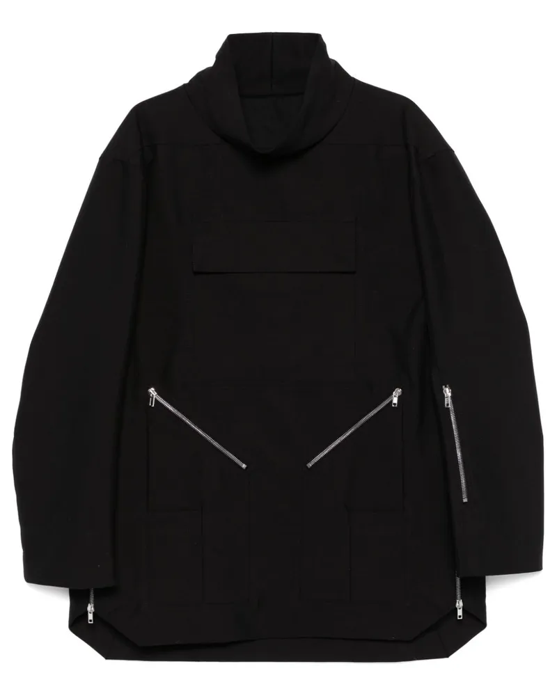 Rick Owens Mountaineering Smock Jacke - Schwarz Schwarz