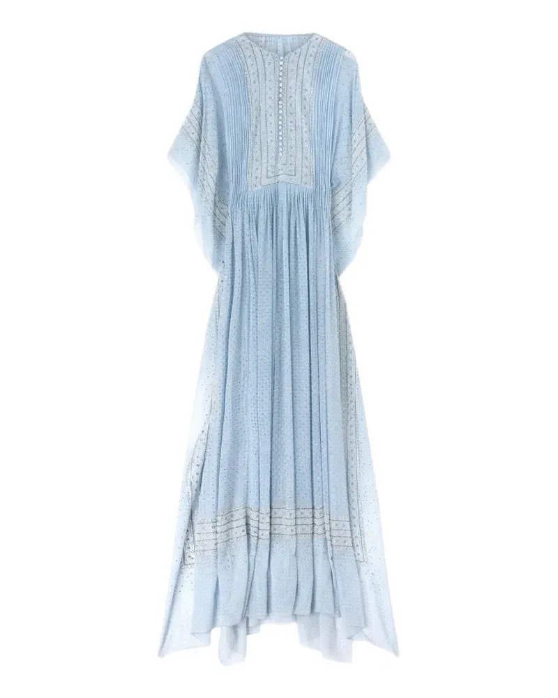Ermanno Scervino crystal-embellished maxi dress - Blau Blau