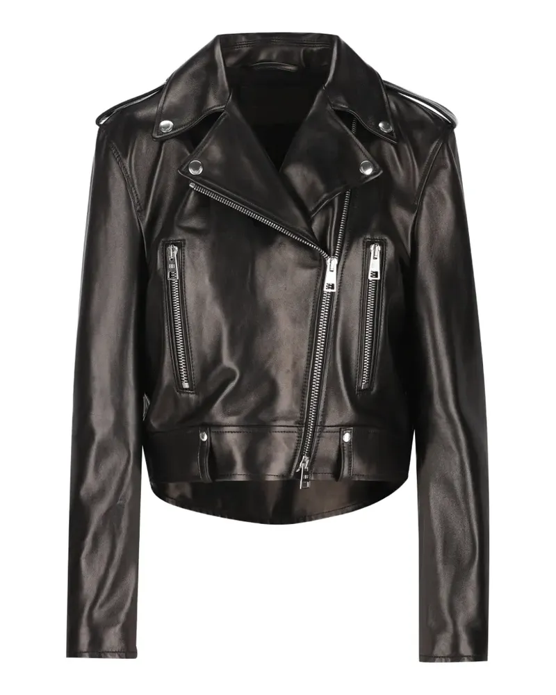 Balenciaga biker leather jacket - Schwarz Schwarz