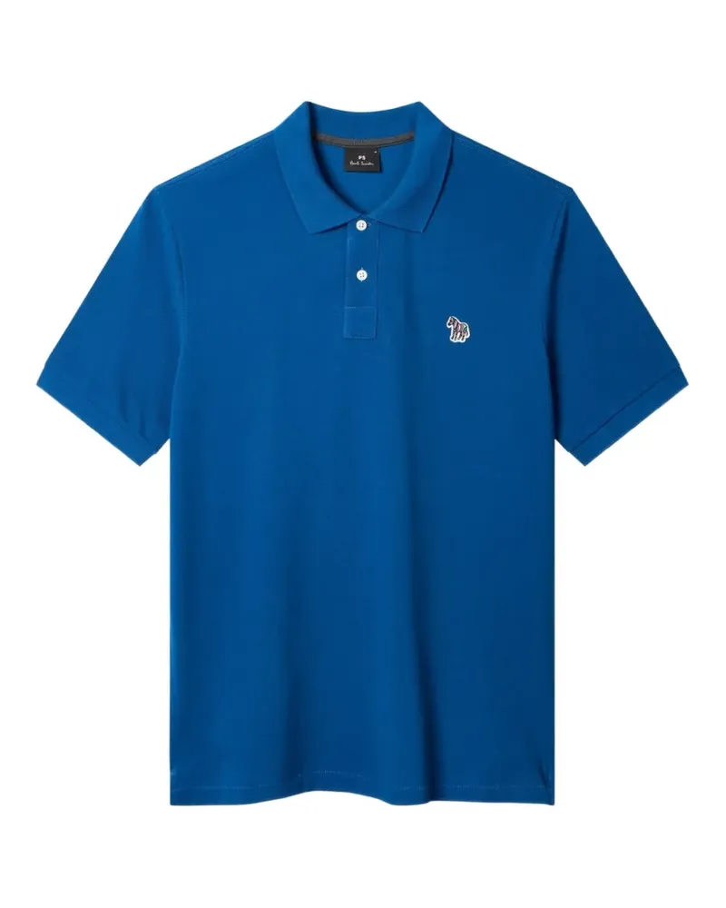 Paul Smith Poloshirt mit Zebra - Blau Blau