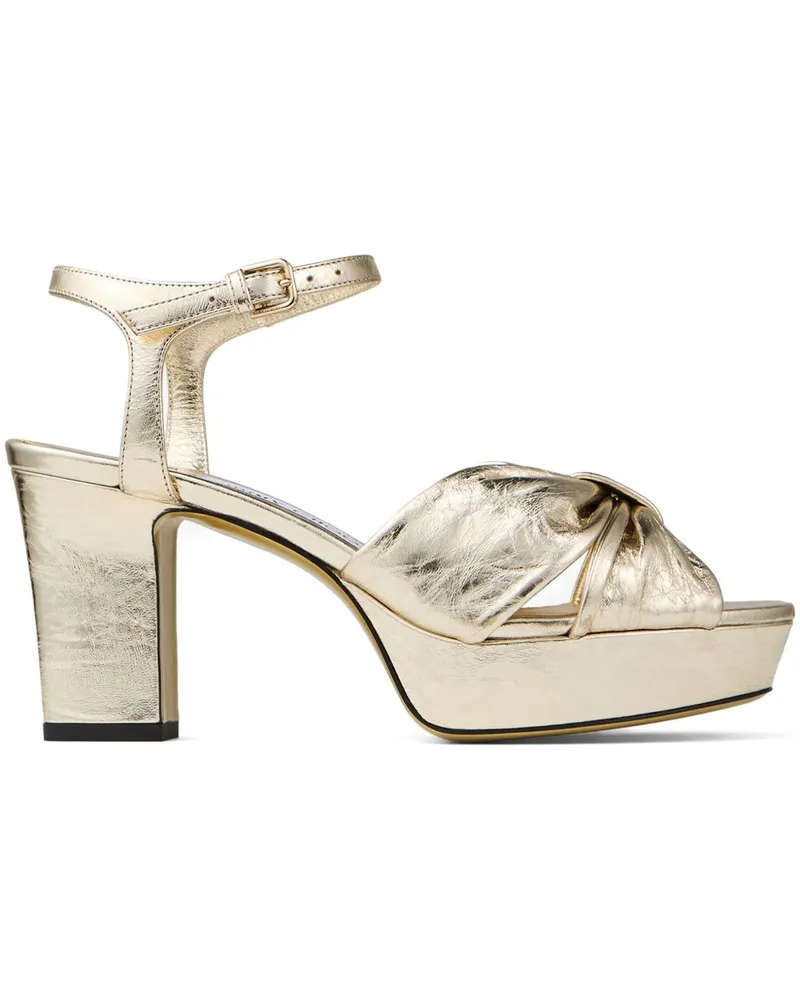 Jimmy Choo Heloise Sandalen 80mm - Gold Gold