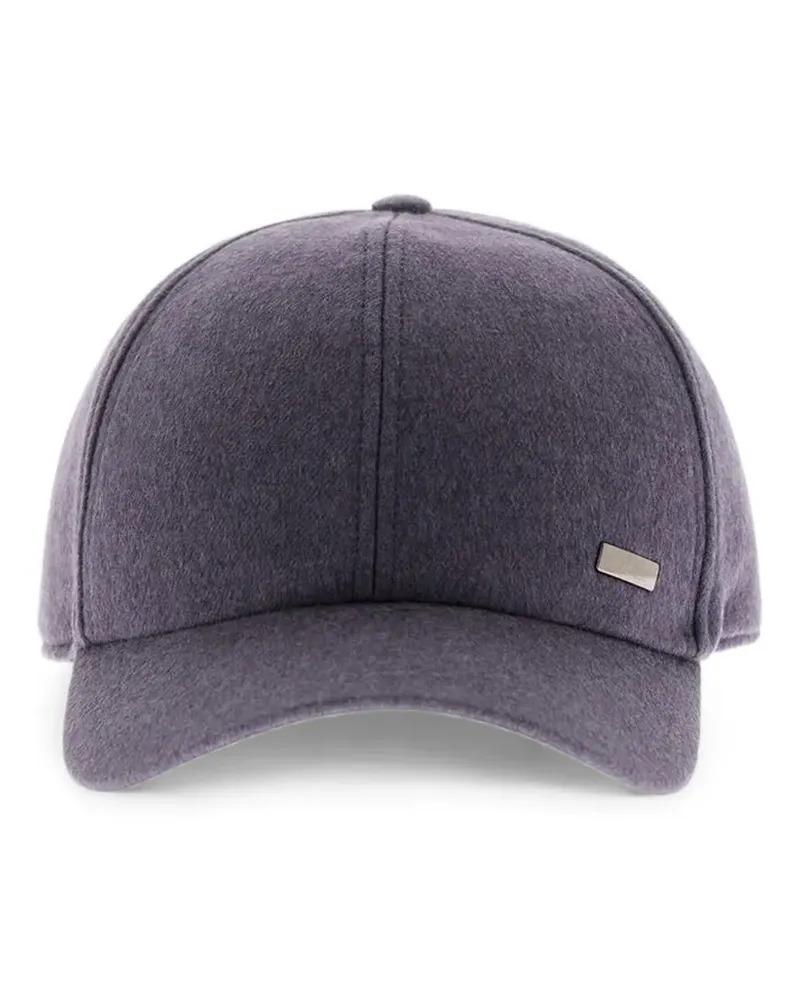 Herno cashmere-silk baseball cap - Grau Grau