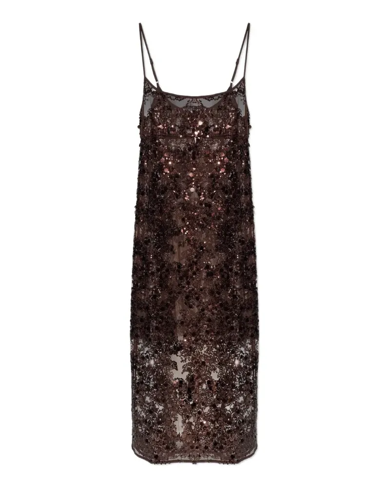 Baum und Pferdgarten Avani Midikleid mit Pailletten - Braun Braun