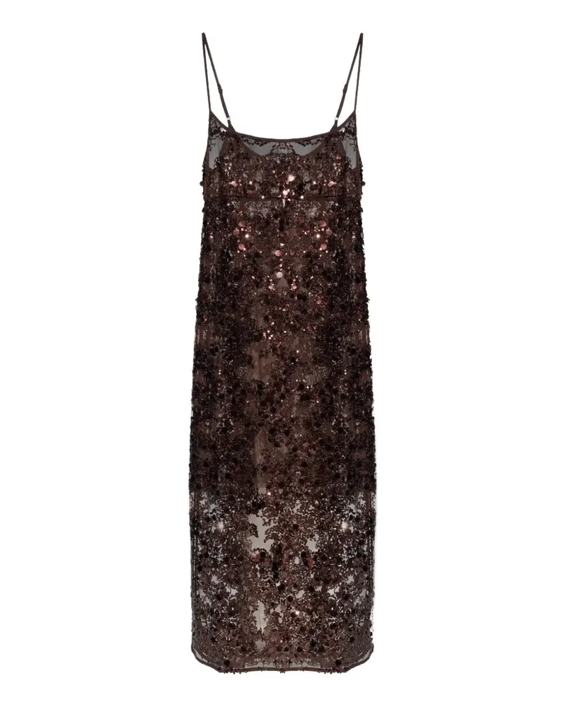 Baum und Pferdgarten Avani Midikleid mit Pailletten - Braun Braun