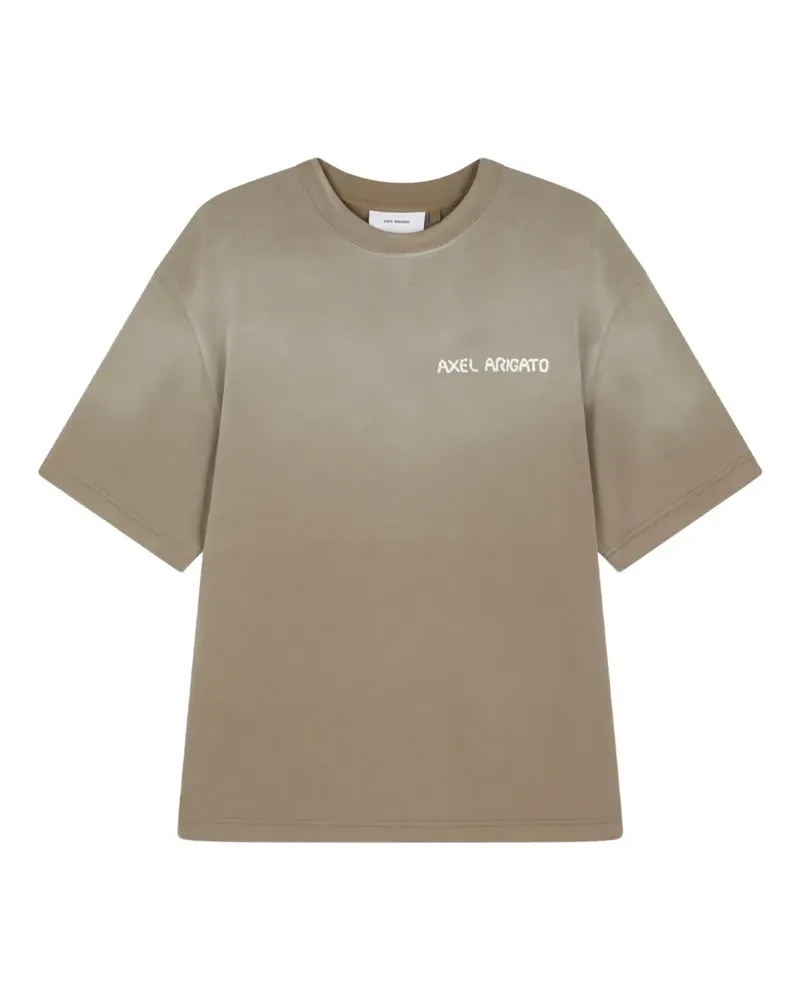 Axel Arigato T-Shirt mit Logo-Print - Braun Braun