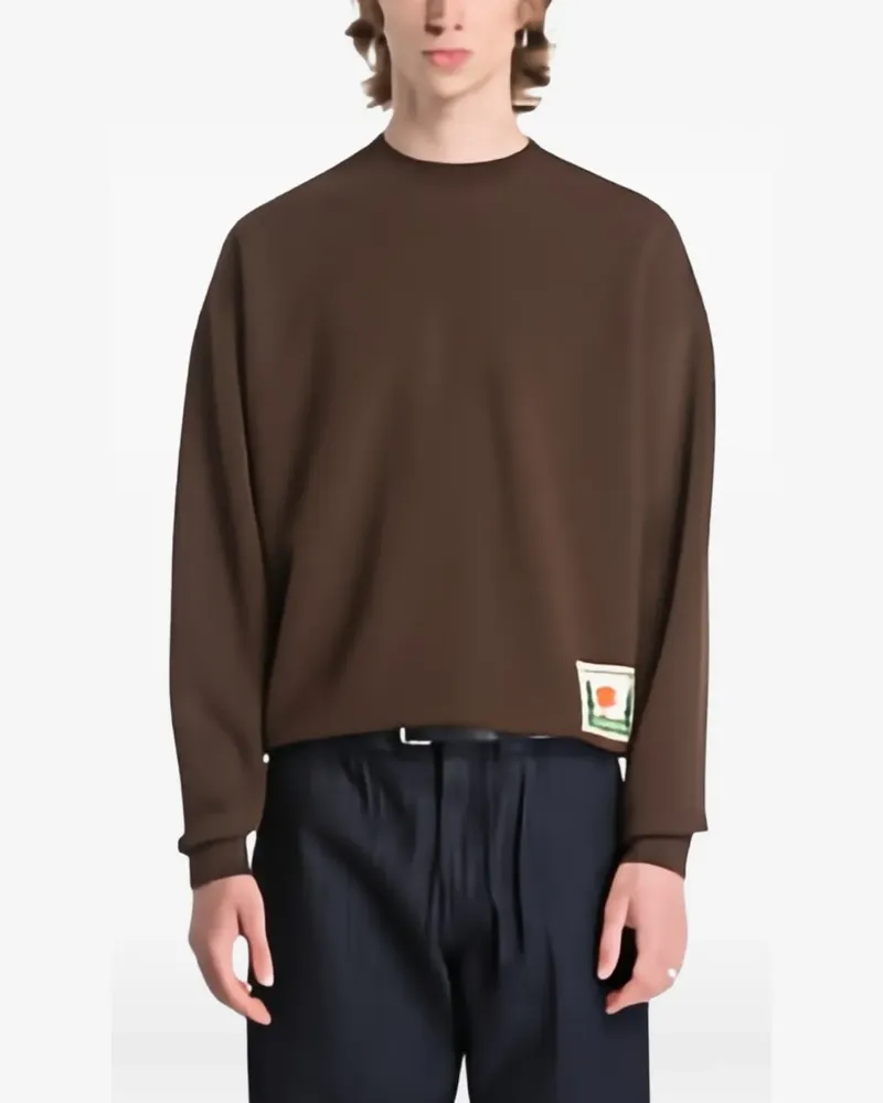 Napapijri Trahus logo-patch sweatshirt - Braun Braun