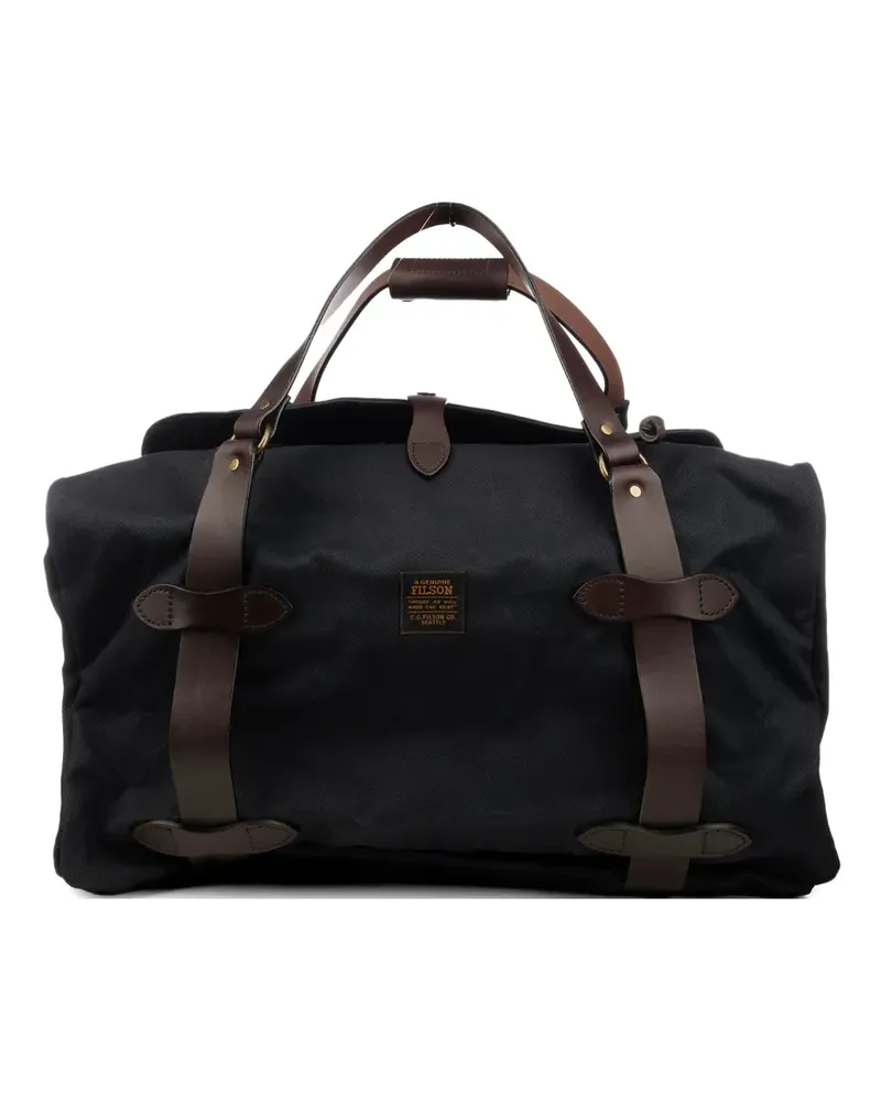 Filson medium leather-trim holdall - Blau Blau