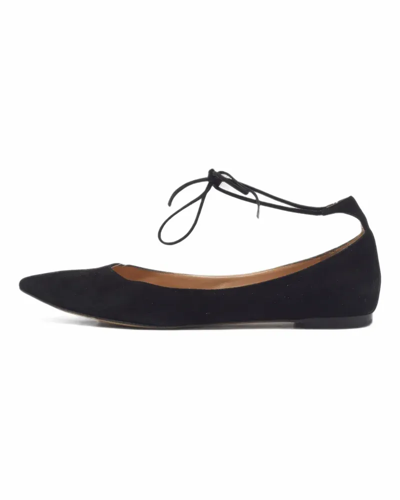 Gianvito Rossi Femi Ballerinas mit Schnürung - Schwarz Schwarz